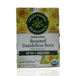 Traditional Medicinals, Organic Roasted Dandelion Root, Caffeine Free, 16 Wrapped Tea Bags, 0.85 oz (24 g)
