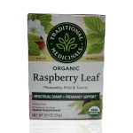 Traditional Medicinals, Organic Raspberry Leaf, Caffeine Free, 16 Wrapped Tea Bags, 0.85 oz (24 g)