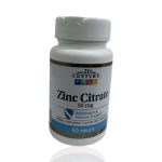 21st Century, Zinc Citrate, 50 mg, 60 Tablets