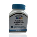 21st CENTURY Calcium Magnessium Zinc +D3 90 TABLETS