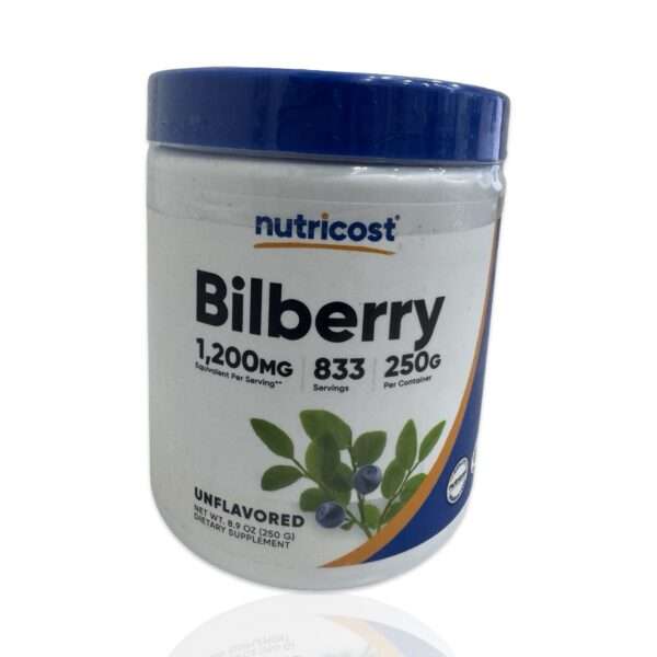 Nutricost, Bilberry Powder, Unflavored, 8.9 oz (250 g)