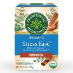 Traditional Medicinals Organic Stress Ease Tea 16 wrapped teabags