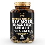MAJU MINERAL REPLENISH SEA MOSS, BLACK SEED, SHILAJIT AND SEA SALT 60 capsules