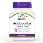 21st Century, Acidophilus Probiotic Blend, 100 Capsules