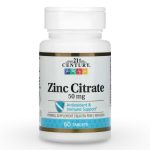 21st Century, Zinc Citrate, 50 mg, 60 Tablets