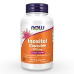 NOW Foods, Inositol Capsules, 500 mg, 100 Veg Capsules