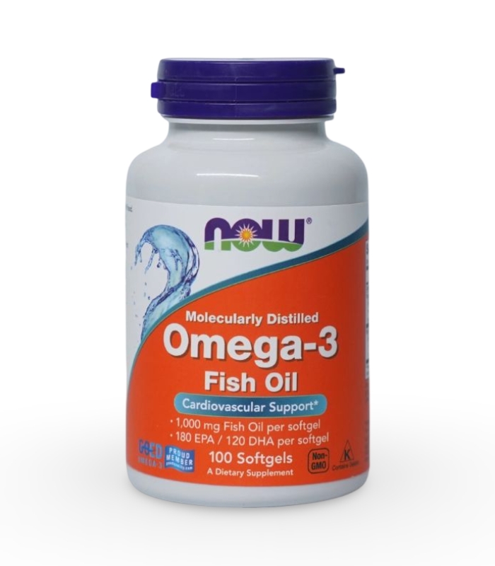 351603.jpg Now Omega-3 Fish Oil 100 softgels - Image 1